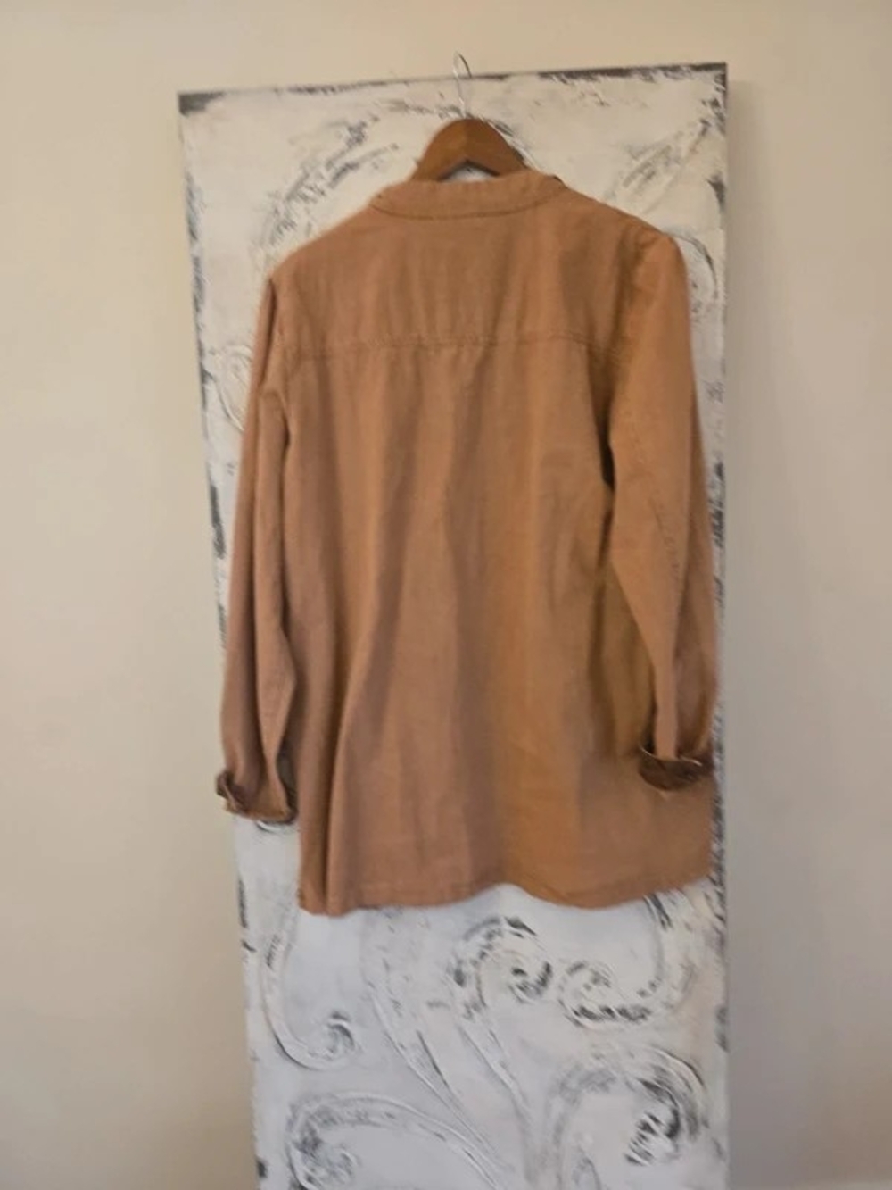 Maurices Camel Utility Button-Front Jacket - Picture 4 of 5